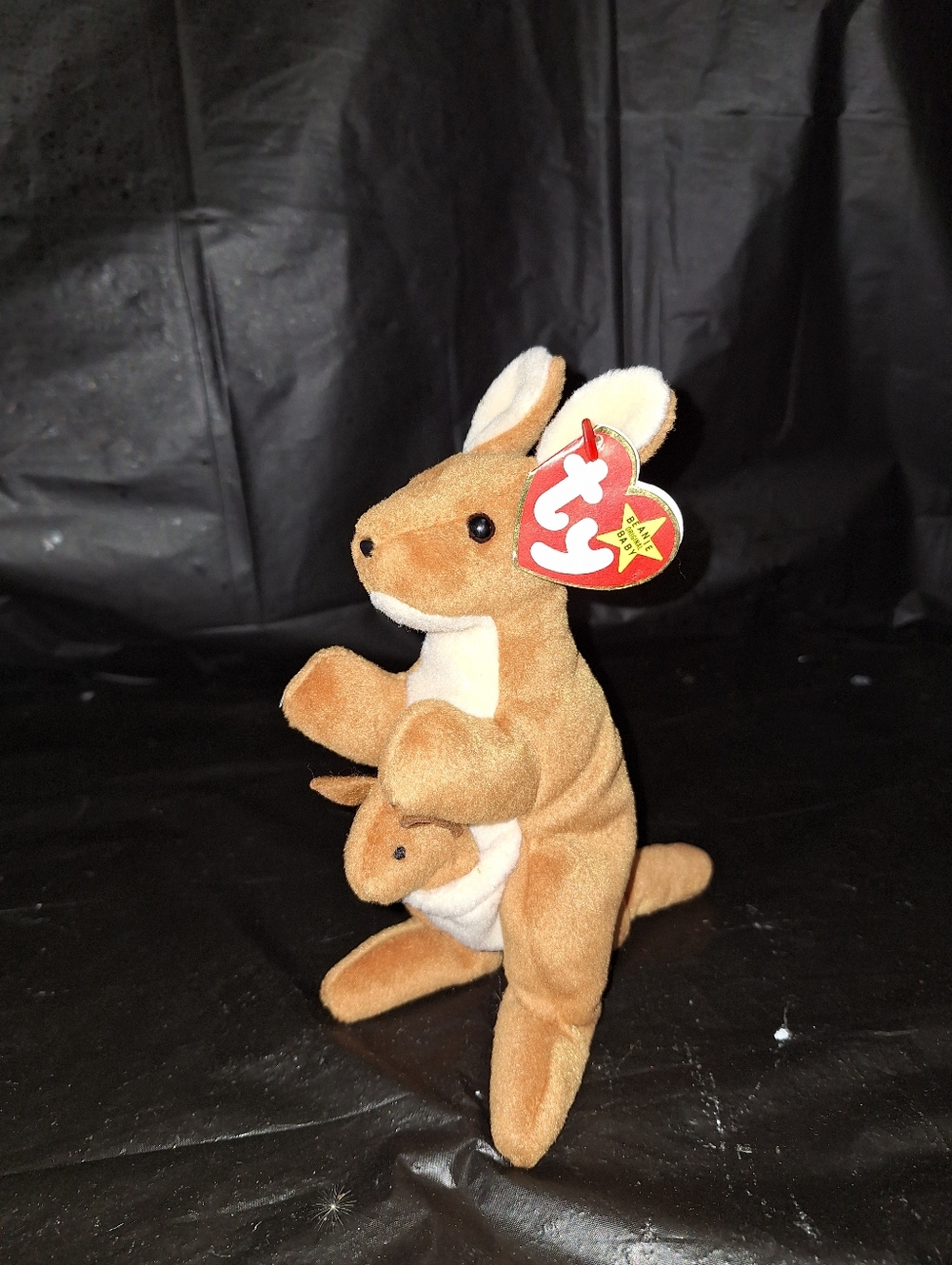 Ty Beanie Baby  Poych The Kangaroo wirh  Joey.